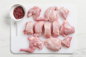 Preparazione Coniglio alle olive - Fase 1