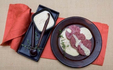 Cotechino con fonduta