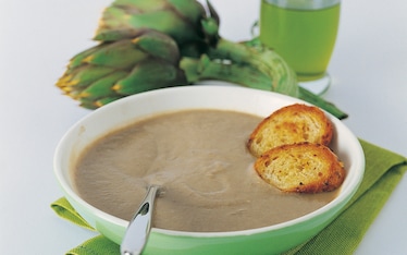 Crema di carciofi e fagioli