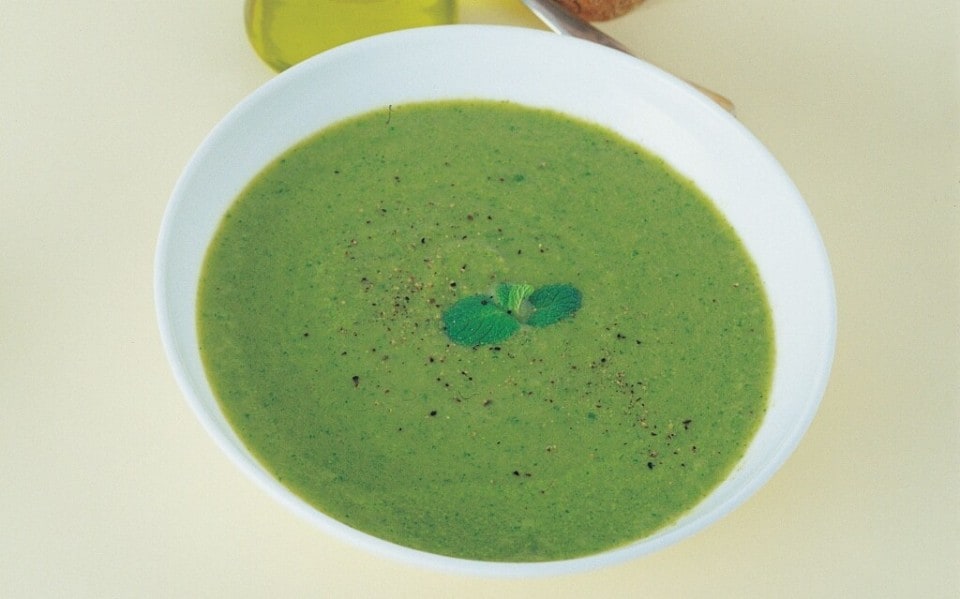 Crema di lattuga e menta ricetta