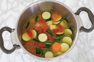 Preparazione Crema di verdure e cappesante - Fase 2