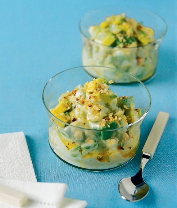 Crema di yogurt all'avocado ricetta