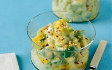 Crema di yogurt all'avocado