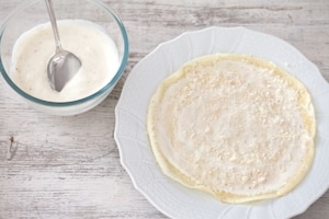 Preparazione Crepes agli asparagi - Fase 3