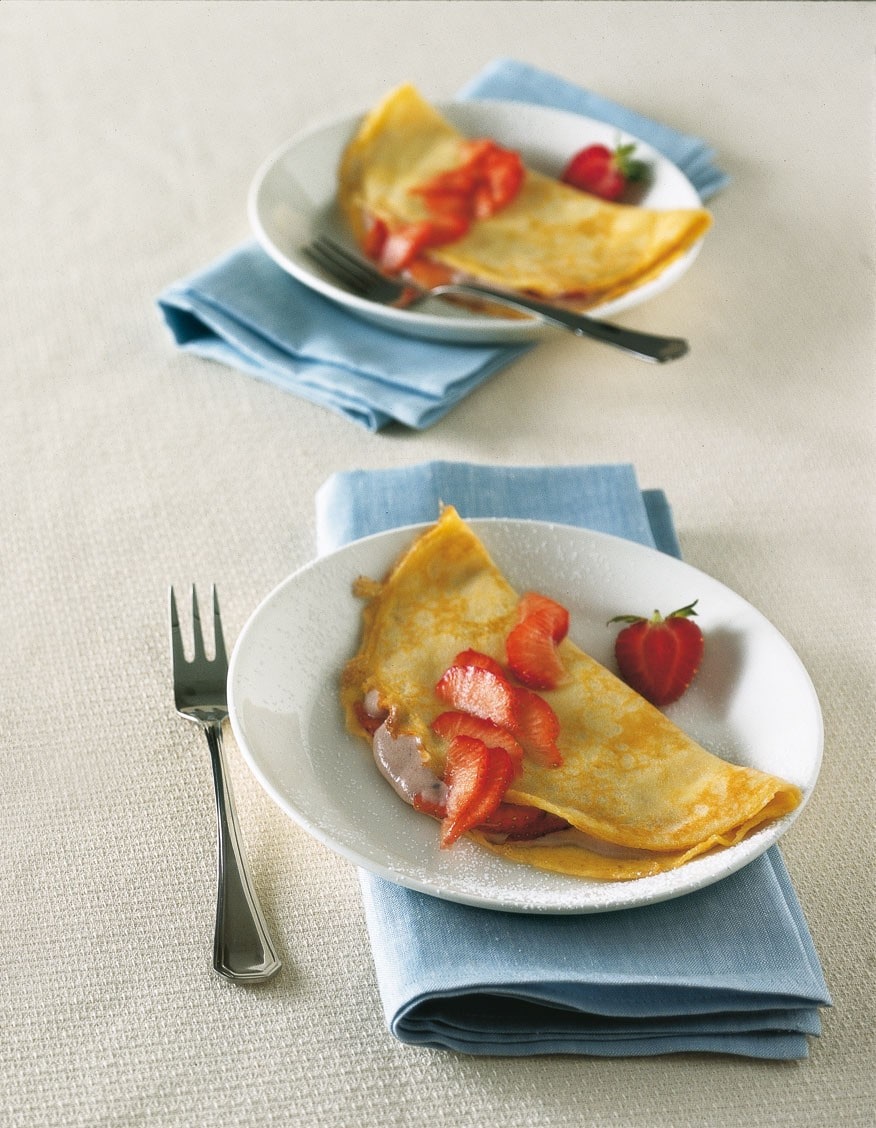 Crêpe alle fragole e mascarpone ricetta