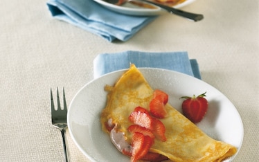 Crêpe alle fragole e mascarpone