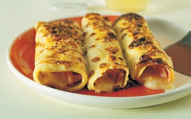 Crêpe al prosciutto e fontina