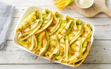 Crêpes agli asparagi e fiori di zucca