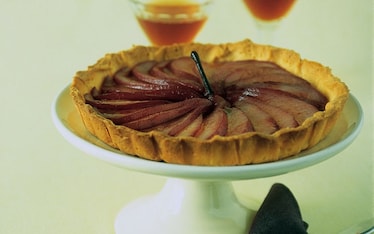 Crostata di pere al vino rosso