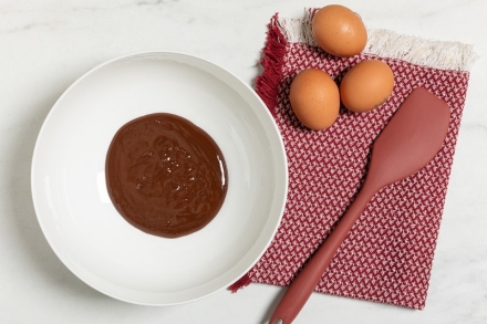 Preparazione Cuore di cioccolato - Fase 1 Preparazione Cuore di cioccolato - Fase 1