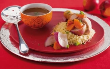 Cous cous di pollo spezie e verdure
