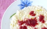 Risotto ai porri con rape rosse