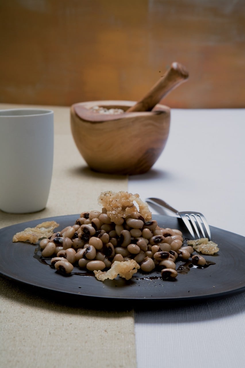 Fagioli dall’occhio con scalogni e patate ricetta