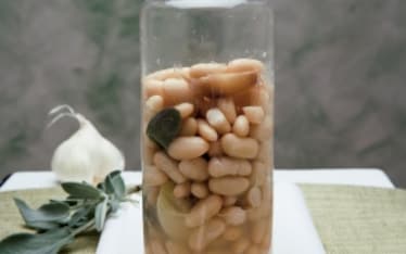 Fagioli nel fiasco