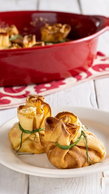 Fagottini alla crema di salmone