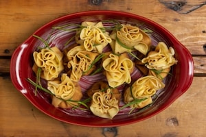 Preparazione Fagottini alla crema di salmone - Fase 3