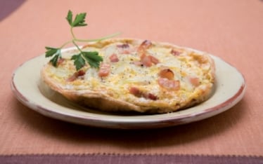 Frittata di cipolle e guanciale