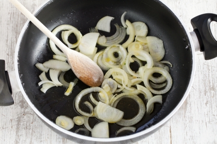 Preparazione Frittata di patate - Fase 3 Preparazione Frittata di patate - Fase 3