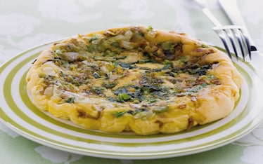 Frittata soufflé di lattuga