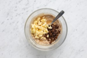 Preparazione Frittelle di farina di castagne con le mele - Fase 2