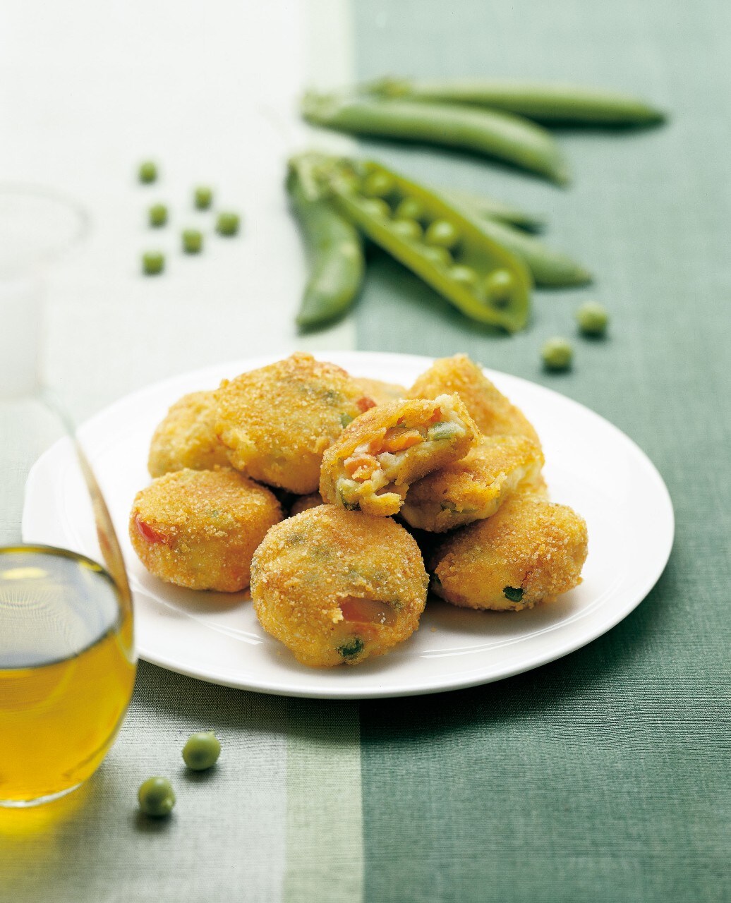 Frittelle di patate con verdure miste ricetta