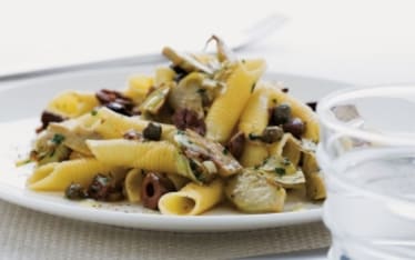 Garganelli all'uovo con i carciofi