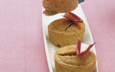 Gâteau di fagioli e radicchio rosso