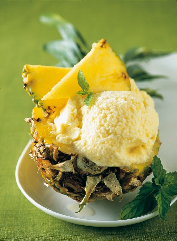 Gelato all'ananas ricetta