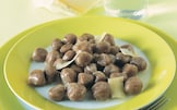 Gnocchi di castagne alla crema di formaggio