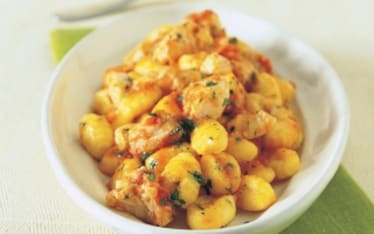 Gnocchi con nasello al profumo di menta