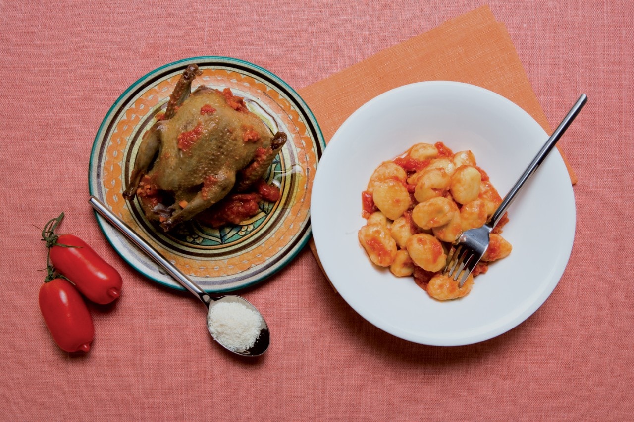 Gnocchi al sugo di piccione ricetta