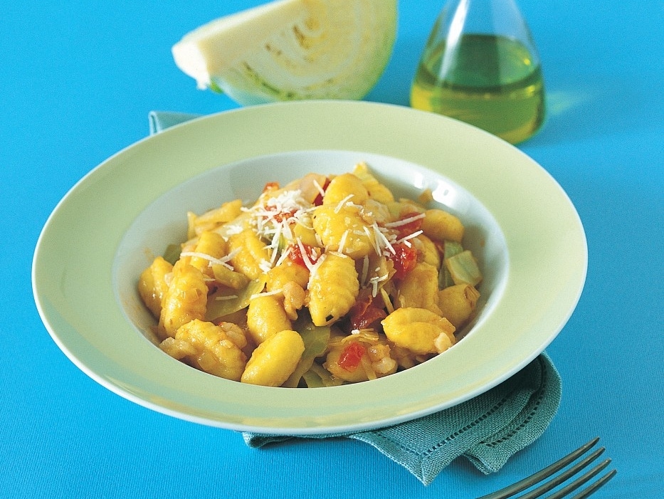 Gnocchi con la verza cappuccina ricetta