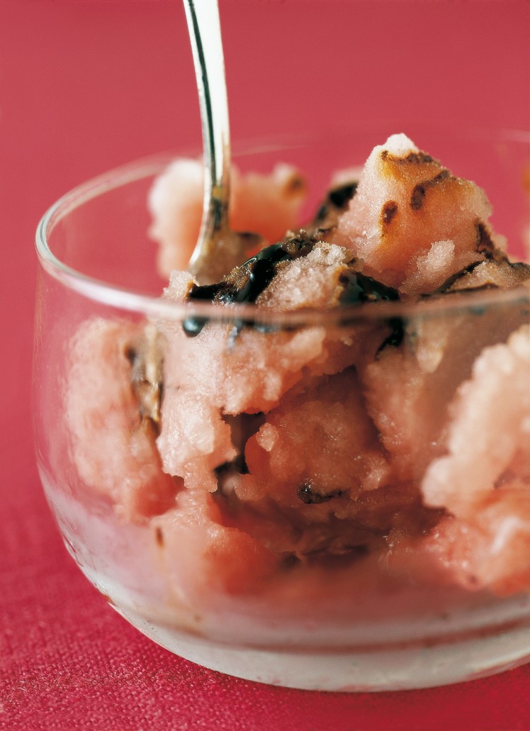 Granita al barolo chinato ricetta