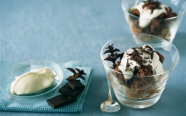 Granita al mascarpone e cioccolato