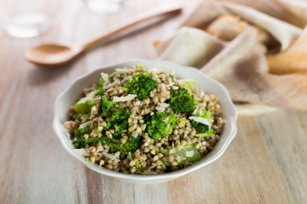 Preparazione Grano saraceno con i broccoli - Fase 3 Preparazione Grano saraceno con i broccoli - Fase 3