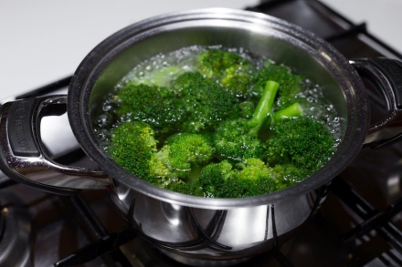 Preparazione Grano saraceno con i broccoli - Fase 2 Preparazione Grano saraceno con i broccoli - Fase 2