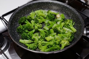 Preparazione Grano saraceno con i broccoli - Fase 2