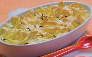 Gratin di tagliatelle Gratin di tagliatelle