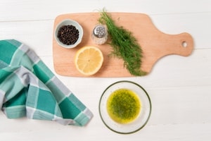 Preparazione Insalata di riso basmati, salmone e spada affumicati - Fase 2