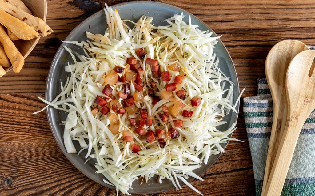 Ricetta Insalata Di Cavolo Cappuccio Con Speck Cucchiaio D Argento