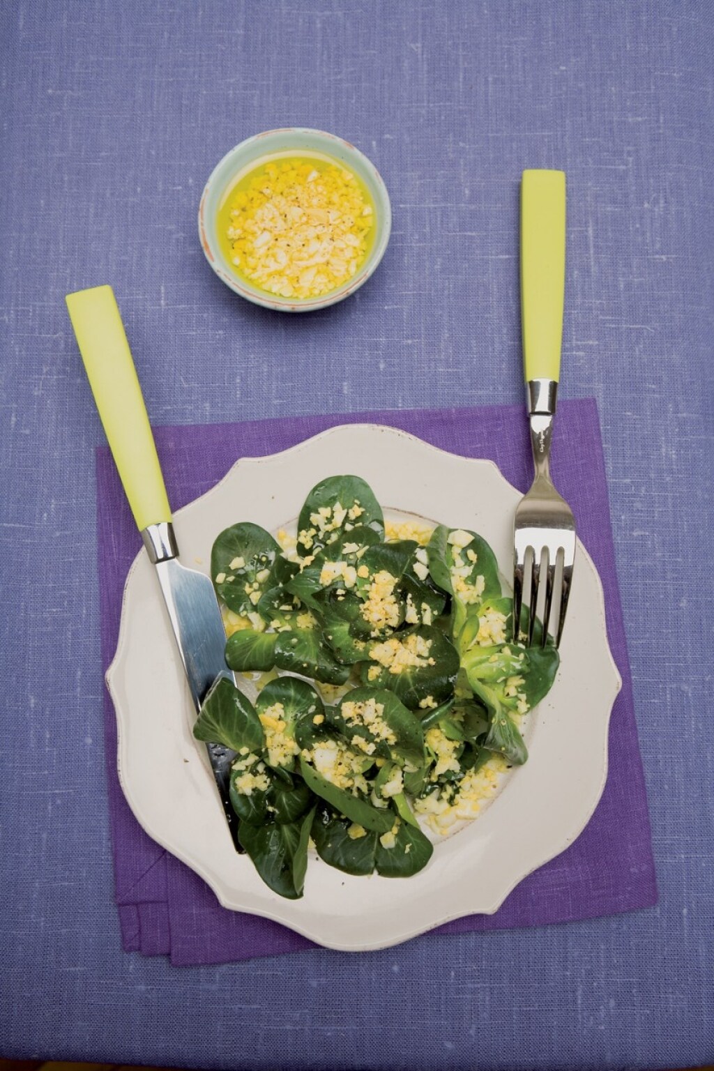 Ricetta Insalata Di Cicorino E Uova Cucchiaio D Argento