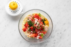 Preparazione Insalata di cous cous - Fase 2