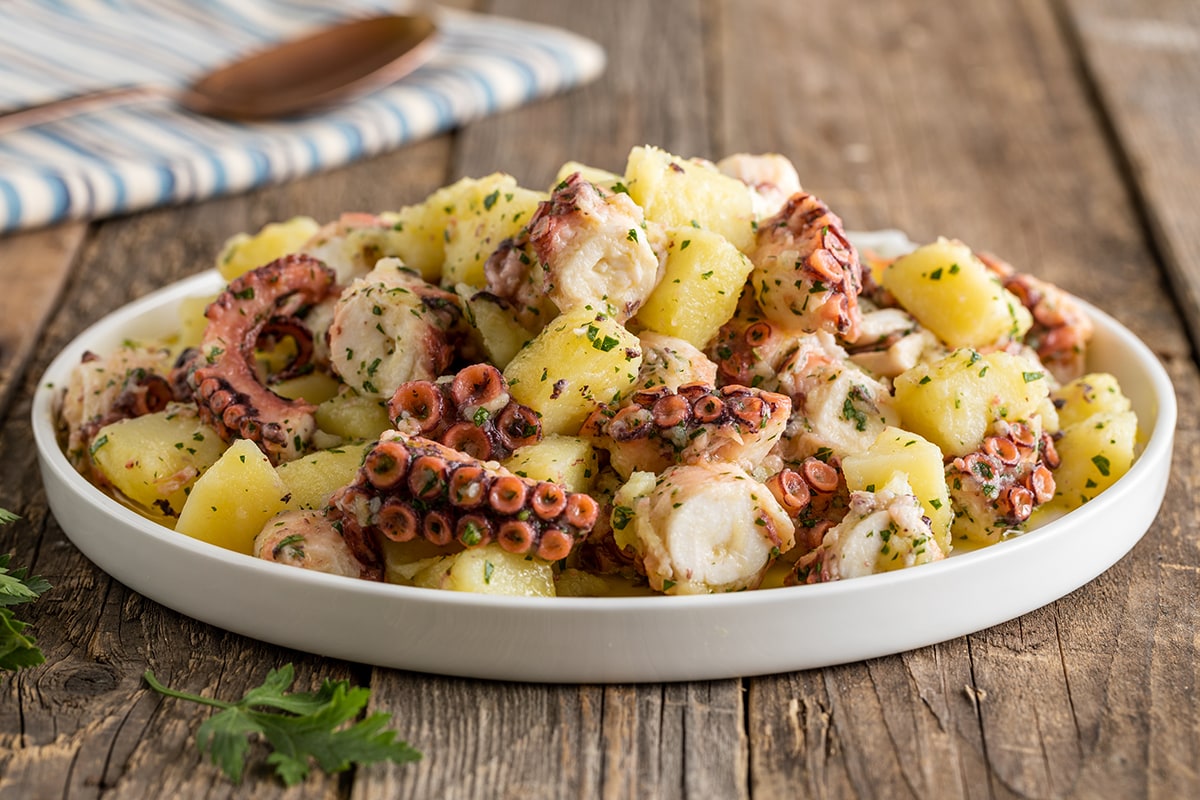 Ricetta Insalata di polpo con patate - Cucchiaio d&amp;#39;Argento