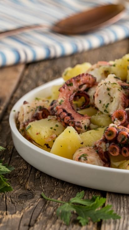 Insalata di polpo con patate