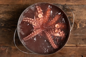 Preparazione Insalata di polpo con patate - Fase 2