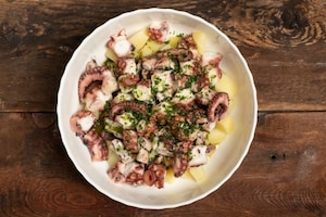 Preparazione Insalata di polpo con patate - Fase 5