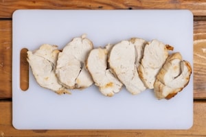 Preparazione Insalata di fagiolini, radicchio, indivia e tacchino arrosto - Fase 2