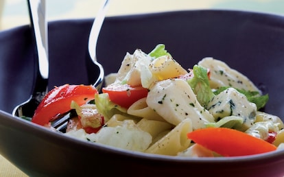 Insalata di penne fredde ai formaggi