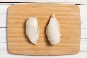 Preparazione Insalata di pollo e peperoni in agrodolce - Fase 1