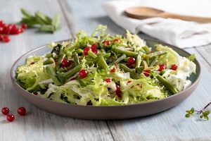 Preparazione Insalata riccia con fagiolini e ribes - Fase 4